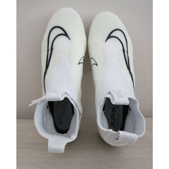 Nike DM1792-109 Men's Sz 12 Pure Platinum Alpha Menace Elite Football Cleats - Picture 3 of 13